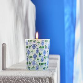 Habitat Medium Ceramic Candle - Santorini