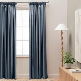 Habitat Blackout Pencil Pleat Curtain