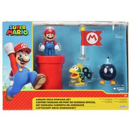 Super Mario 2.5inch Airship Diorama Action Figure Playset