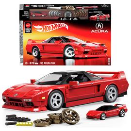 Hot Wheels '90 Acura NSX Building Toy Car