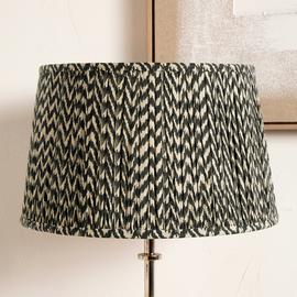 Pacific Vienna Black Mushroom Pleat Lampshade - 30cm