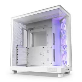 NZXT H6 Flow RGB Mid Tower Computer Case - White