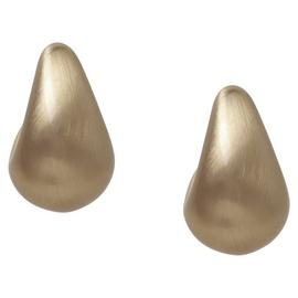Liars & Lovers Gold Tone Brushed Teardrop Stud Earrings