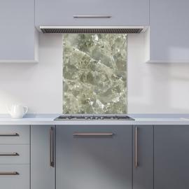 WRT Textured Sage Green Kitchen Splashback - W600xH750mm