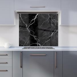 WRT Marble Black Kitchen Splashback - W900xH750mm