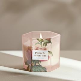 Argos Home Medium Boxed Candle - Peony & White Lily