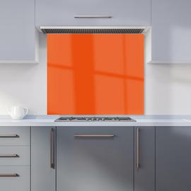 WRT Plain Burnt Orange Kitchen Splashback - W900xH750mm