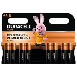 Duracell Plus Power Boost AA Batteries - Pack of 8