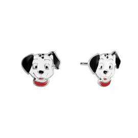 Disney Sterling Silver 101 Dalmations Enamel Stud Earrings