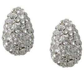 Liars & Lovers Pave Crystal Teardrop Stud Earrings