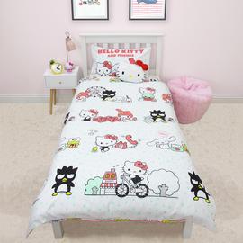 Hello Kitty & Friends White Kids Bedding Set - Single