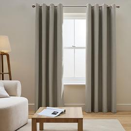 Habitat Blackout Eyelet Curtain