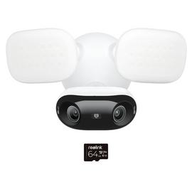 Reolink 4K Dual Lens Wi-Fi Floodlight CCTV with 64GB Card