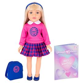 DesignAfriend 18 Inch Pippa Top Of The Class School Doll
