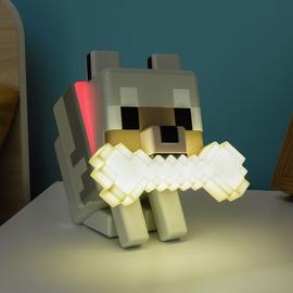 Minecraft Wolf GloBuddies LED Novelty Light - Beige