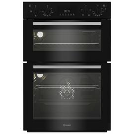 Indesit DII10DB Built In Double Electric Oven - Black