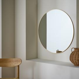 Habitat Gold Round Wall Mirror - 80x80cm