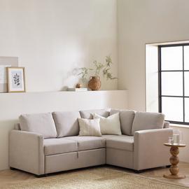 Habitat Reagan Fabric Right Hand Corner Sofa Bed