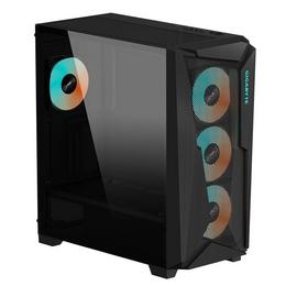 GIGABYTE C301 Glass Mid Tower Case - Black