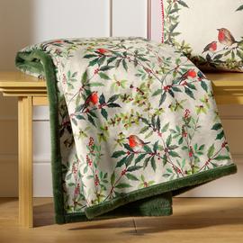 Argos Home Robin Faux Fur Throw - Green - 150x200cm