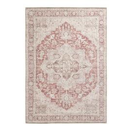 Habitat Vintage Effect Red Flatweave Runner - 66x200cm