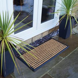 Mighty Mats Premium Rubber Patio Natural Doormat - 45x100cm