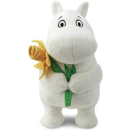Aurora World Moomin Standing With Daffodil 6.5 In Soft Toy