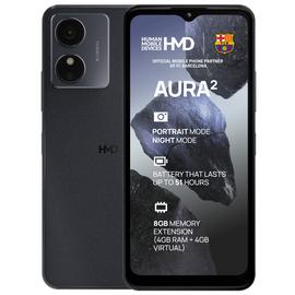 SIM Free HMD Aura2 128GB Mobile Phone - Midnight Black