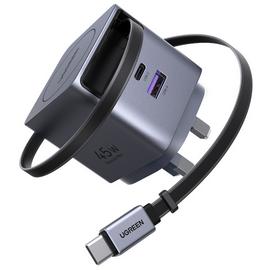 UGREEN Nexode Pro 45W Charger with Retractable USB-C Cable