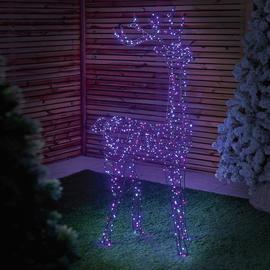 Premier 1.55m Multi Action Enchanted Standing Stag 594 LEDs