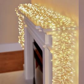 Premier Clusterbright Clear Cable 2000 LED Christmas Lights