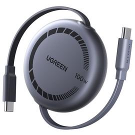UGREEN Nexode 100W Retractable USB-C Cable - Grey