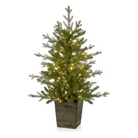 Premier Prelit Frozen Spruce 200 LEDs Potted Christmas Tree