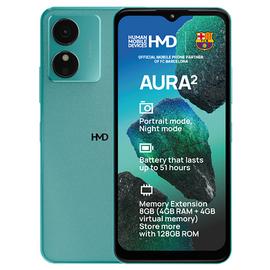SIM Free HMD Aura2 128GB Mobile Phone - Icy Blue