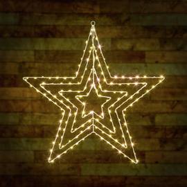 Premier Multi Action Microbright Star Christmas Lights