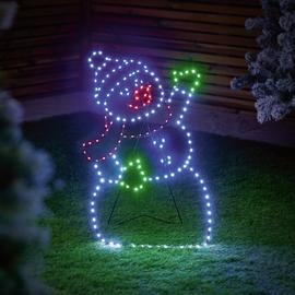 Premier Twinkling Flexibrights Snowman 187 LEDs
