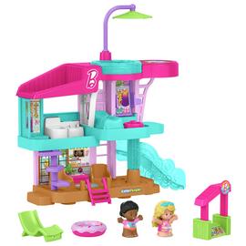 Little People Barbie Beach House Toddler Playset & Figures