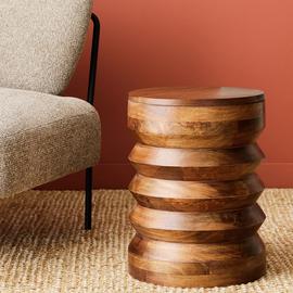 Habitat Marx Side Table - Walnut