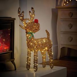 Premier Multi Action 80 LEDs Outdoor Big Nose Reindeer