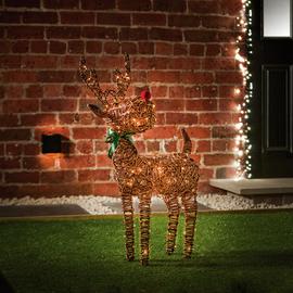 Premier Outdoor Big Nose Reindeer Christmas Decoration