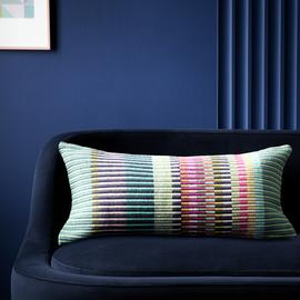 Margo Selby Buster Cushion - Green - 60x30cm