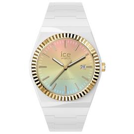 ICE-Watch Sunset Rainbow Dial White Silicone Strap Watch