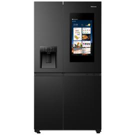 Hisense RS9P628GPFE American Fridge Freezer - Black