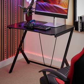 Argos Home Gaming Desk - Black