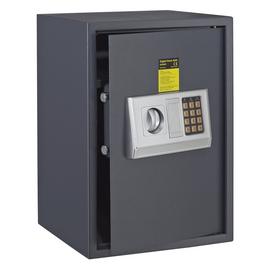 Home 35cm Tall Electronic Steel Safe with Shelf