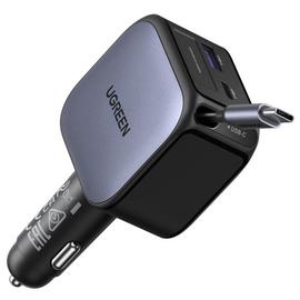 UGREEN 90W Car Charger with 60W Retractable USB-C Cable