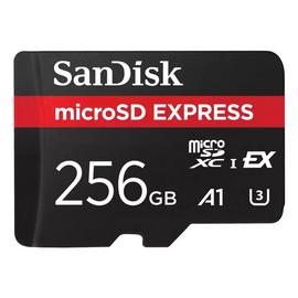 SanDisk microSD Express 880MBs MicroSD Memory Crad - 256GB