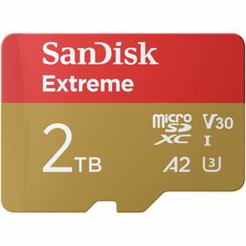 SanDisk Extreme 240MBs microSDXC Memory Card - 2TB