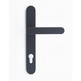 Yale Backplate Door Handle - Matte Black