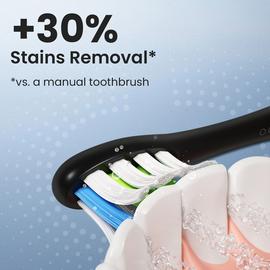 Oclean Clean Brush Head Pack of 6 - Black